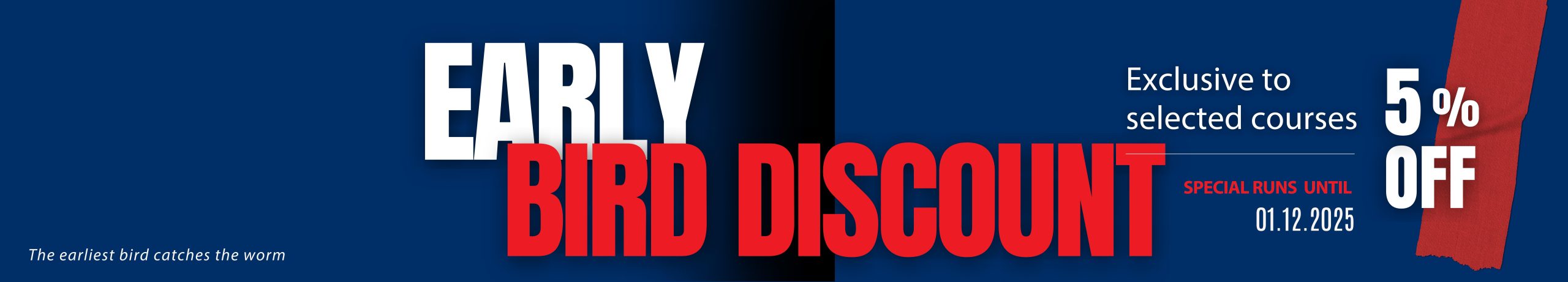 Early Bird Special footer